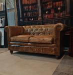 Rodeo Ralph Lauren Chesterfield Cognac 2-zits Bank, Ophalen of Verzenden