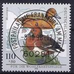 vogel eend witoogeend Duitsland 1998 stempel + gom, Verzenden, Gestempeld, Dier of Natuur