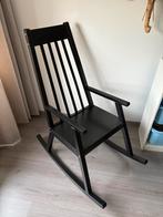 Zwarte Schommelstoel, Huis en Inrichting, Stoelen, Ophalen, Zo goed als nieuw, Zwart, Eén