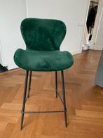 Barkrukken velvet stof, Huis en Inrichting, Barkrukken, 2 krukken, Ophalen, Gebruikt, 60 tot 90 cm