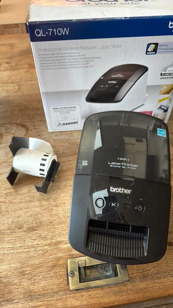 Brother QL-710W, Computers en Software, Labelprinters, Zo goed als nieuw, Tape-label, Ophalen of Verzenden
