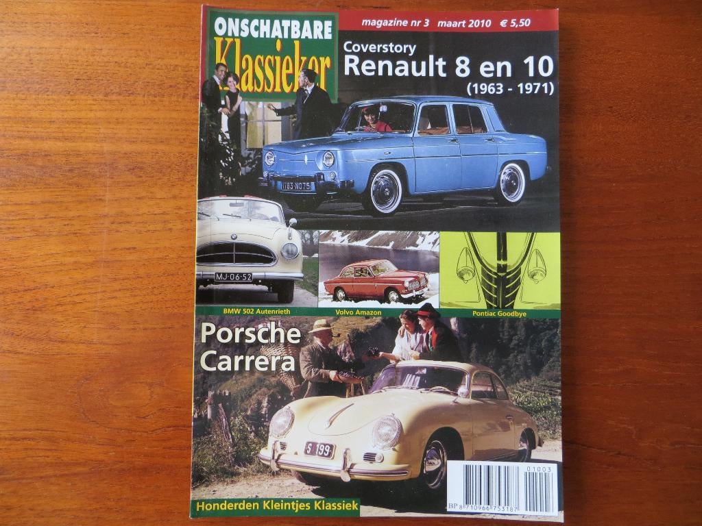Onschatbare klassieker 3 2010 BMW 502, Renault 8, 10, Ophalen of Verzenden, Nieuw, BMW