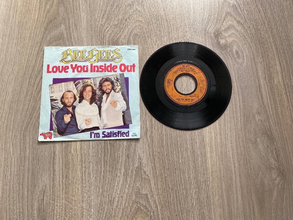 Bee Gees Love you inside out, Cd's en Dvd's, Vinyl Singles, Zo goed als nieuw, Single, Pop, 7 inch, Verzenden