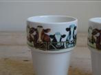 2x Melkbeker, Jet (by ter Steege), KOEIEN, zo goed als nieuw, Huis en Inrichting, Keuken | Servies, Ophalen of Verzenden, Zo goed als nieuw