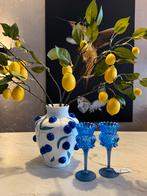 Vaas van Light & Living Set NIEUW, Blauw, Nieuw, Ophalen of Verzenden, Glas