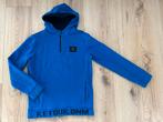 Als nieuw Retour trui sweater hoodie capuchon blauw 158 164, Trui of Vest, Ophalen of Verzenden, Zo goed als nieuw, Jongen