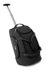 Handige zwarte trolley vv ritsen, wielen en slot, Ophalen of Verzenden, Zo goed als nieuw, Zwart, 30 cm of meer