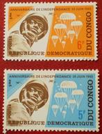 Rep Dem du Congo - Onafhankelijkheid - 2x Postfris, Postzegels en Munten, Postzegels | Afrika, Overige landen, Verzenden, Gestempeld