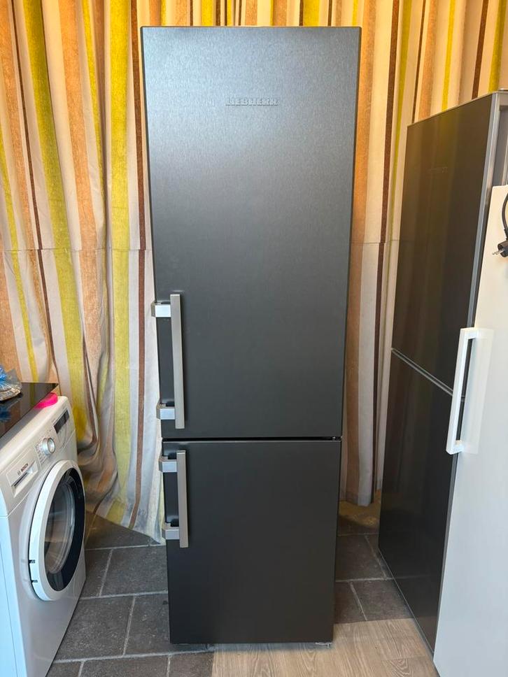 Antraciete Koel/Vriescombinatie Liebherr - NoFrost - 201cm, Witgoed en Apparatuur, Koelkasten en IJskasten, Gebruikt, Met aparte vriezer