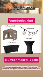 te huur: partytent feestpakket, Ophalen of Verzenden, Zo goed als nieuw, Overige