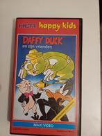Daffy Duck en zijn Vrienden – VHS – HCR Happy Kids, Gebruikt, Tekenfilm, Alle leeftijden, Ophalen of Verzenden