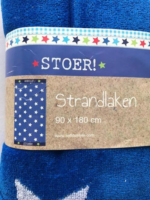Leuk Stoer Set strandlaken: Velours grote 90 cm X 180 Nieuw, Huis en Inrichting, Badkamer | Badtextiel en Accessoires, Zo goed als nieuw