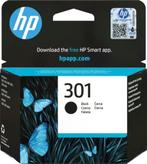 HP 301 - Inktcartridge - Origineel - Zwart GRATIS VERZENDING, Computers en Software, Printerbenodigdheden, Verzenden, Nieuw, Cartridge
