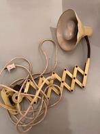 Leuke vintage uitschuiflamp, Huis en Inrichting, Lampen | Wandlampen, Ophalen, Gebruikt, Metaal, Jaren 50