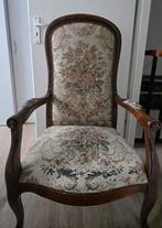 Antieke Feutels Stoel, Antiek, Hout, Gebruikt, Bruin