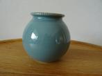 groen vaasje platheel Gouda, Antiek en Kunst, Ophalen of Verzenden