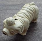 Vintage Metalen Gas Aansteker Bulldog Hond Dog Mopshond, Verzamelen, Nvt., Gebruikt, Ophalen of Verzenden, Aansteker