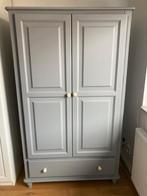 grijze kleding kast, Huis en Inrichting, Kasten | Kledingkasten, Ophalen, Gebruikt, 100 tot 150 cm, 150 tot 200 cm