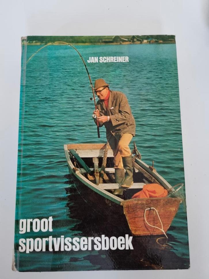 Groot Sportvissersboek - Jan Schreiner - 1969, Boeken, Sportboeken, Gelezen, Watersport en Hengelsport, Verzenden