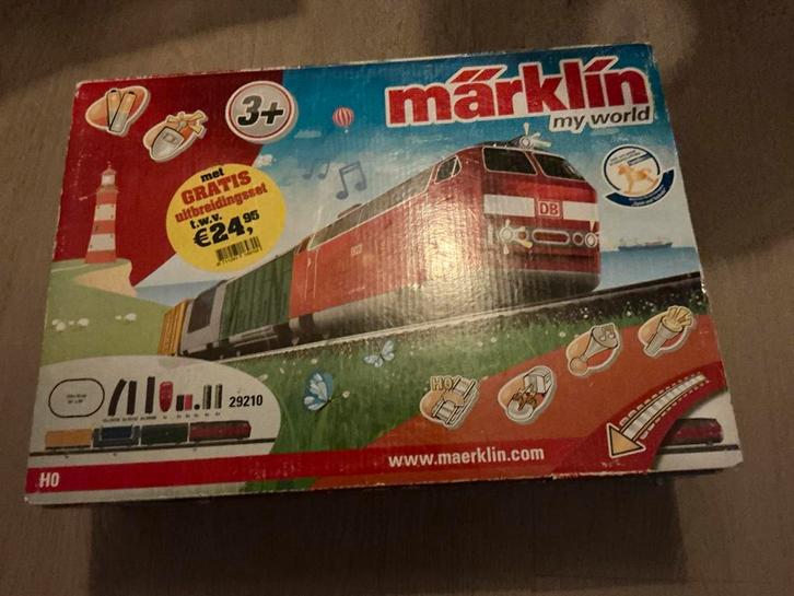 Grote set Marklin voor kinderen, Kinderen en Baby's, Speelgoed | Racebanen, Zo goed als nieuw, Handmatig, Overige merken, Ophalen of Verzenden