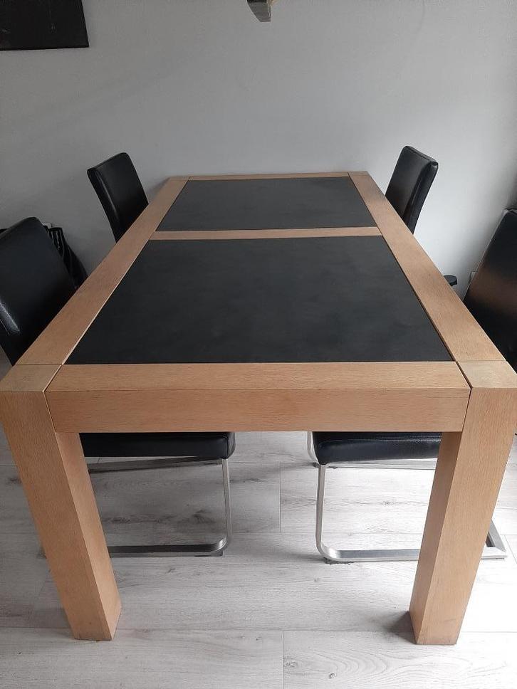 Eetkamertafel, stoelen, salontafel, dressoir, bijzettafeltje, Huis en Inrichting, Tafels | Eettafels, Gebruikt, 50 tot 100 cm