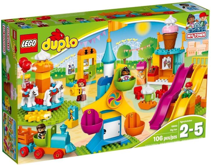 LEGO Duplo 10840 Big Fair, Kinderen en Baby's, Speelgoed | Duplo en Lego, Nieuw, Lego, Complete set, Ophalen of Verzenden