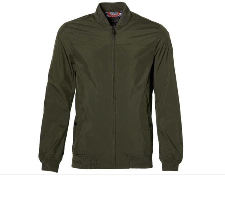 TED BAKER mooi khaki groen jack bomberjack jas medium BCBC, Kleding | Heren, Jassen | Zomer, Zo goed als nieuw, Maat 48/50 (M)