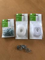 Plooiband (2x) en haken +/- 60, Hobby en Vrije tijd, Naaien en Fournituren, Ophalen of Verzenden, Nieuw