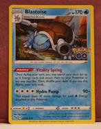 Blastoise Holo 017-078 Pokémon Go Pokémon Kaart, Verzenden, Nieuw, Losse kaart