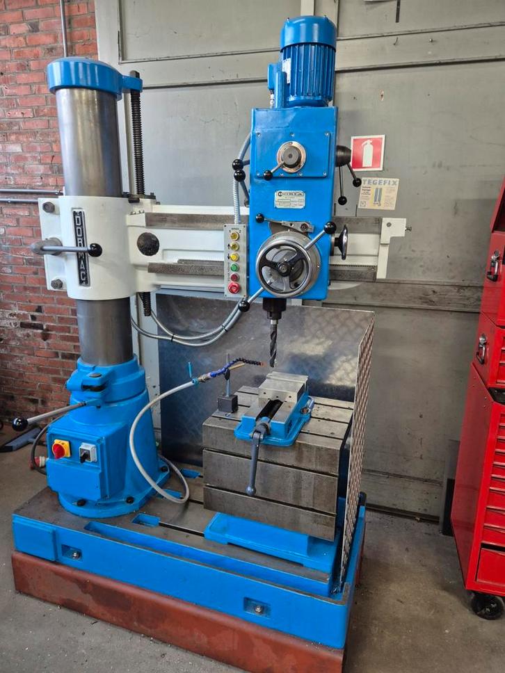 radiaalboormachine dormac, Doe-het-zelf en Verbouw, Gereedschap | Boormachines, Zo goed als nieuw, Kolomboormachine, Ophalen