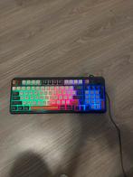 XUNFOX Gaming LED Toetsenbord K82, Verzenden, Gaming toetsenbord, Zo goed als nieuw, Qwerty