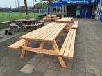 picknicktafel 10 pers DUURZAAM DOUGLAS HOUT, Ophalen of Verzenden, Nieuw, Rechthoekig, Hout