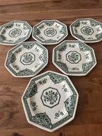 Royal Stafford England Meakin Old Pekin  6 octagon plates, Antiek en Kunst, Antiek | Keramiek en Aardewerk, Ophalen of Verzenden