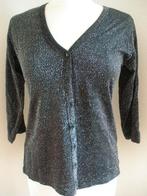 X.L.N.T. vest zwart zilver glitter maat S, Zwart, Ophalen of Verzenden, Zo goed als nieuw, Maat 36 (S)
