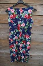 Jurk blauw/ rood Hearts & Roses mt 38 Vaste prijs, Kleding | Dames, Maat 38/40 (M), Blauw, Ophalen of Verzenden, Zo goed als nieuw