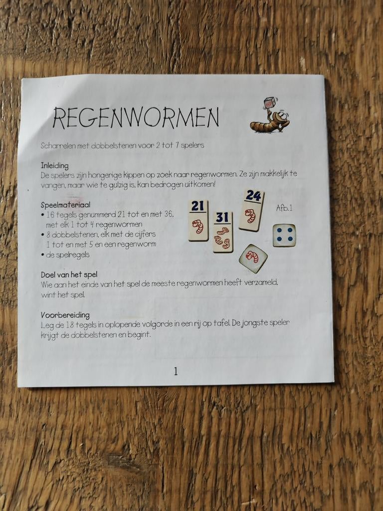 Regenwormen., Hobby en Vrije tijd, Gezelschapsspellen | Kaartspellen, Ophalen of Verzenden, 999 Games., 999 Games., 999 Games.