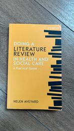 Doing a literature review in health and social care-, Ophalen of Verzenden, Gelezen