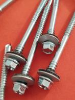 50-100x Verzinkte Sandwich paneelschroeven 5.5 x100 mm lang, Ophalen of Verzenden, Nieuw, 250 cm of meer, Balken