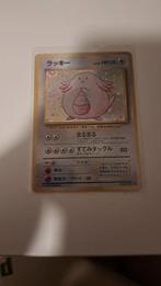 Chansey base holo, Hobby en Vrije tijd, Verzamelkaartspellen | Pokémon, Ophalen of Verzenden, Zo goed als nieuw