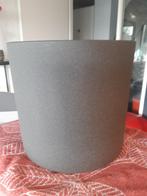 Mooie, grote ceramische bloempot – kleur grijs, Tuin en Terras, Bloempotten, 25 tot 40 cm, Rond, Ophalen of Verzenden, Minder dan 40 cm