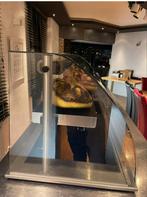 Mooie warmhoudvitrine met gebogen glas, Ophalen of Verzenden, Gebruikt, Overige typen