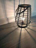 Lamp zwart 40 cm hoog, Ophalen of Verzenden, Zo goed als nieuw, Hout, Minder dan 50 cm