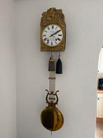 Antieke franse comtoise klok met wekker en stoel, Antiek en Kunst, Ophalen of Verzenden