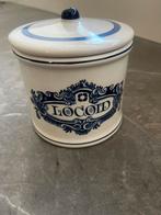 Vintage Delfts blauwe apothekers pot Locoid., Ophalen of Verzenden
