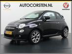 Fiat 500C 500S Cabrio Turbo Sport TwinAir 500 S Leder Sport, Auto's, Gebruikt, Cabriolet, Zwart, Bedrijf