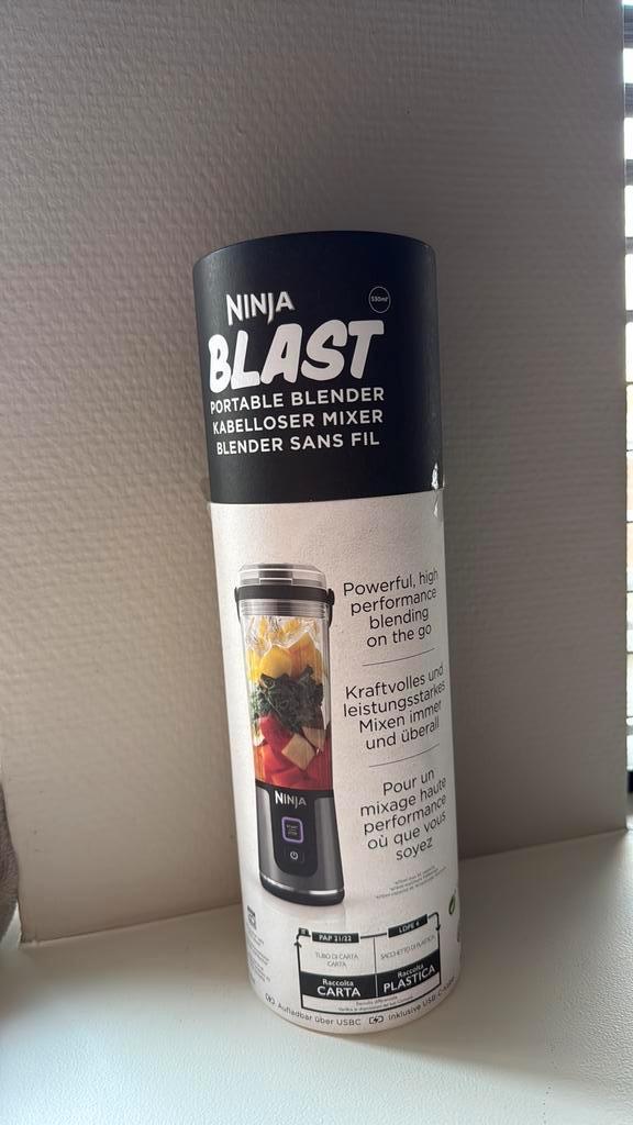 Ninja Blast Portable Blender, Witgoed en Apparatuur, Blenders, Nieuw, Blender, Ophalen of Verzenden