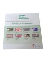 Nederland Zilveren Miniatuur Bankbiljetten (1), Postzegels en Munten, Ophalen of Verzenden, Setje