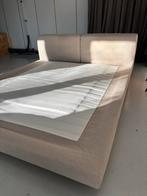 DESIGN Living Divani Bed - 160x200 Matrasmaat, Beige, Tweepersoons, Ophalen of Verzenden, Zo goed als nieuw