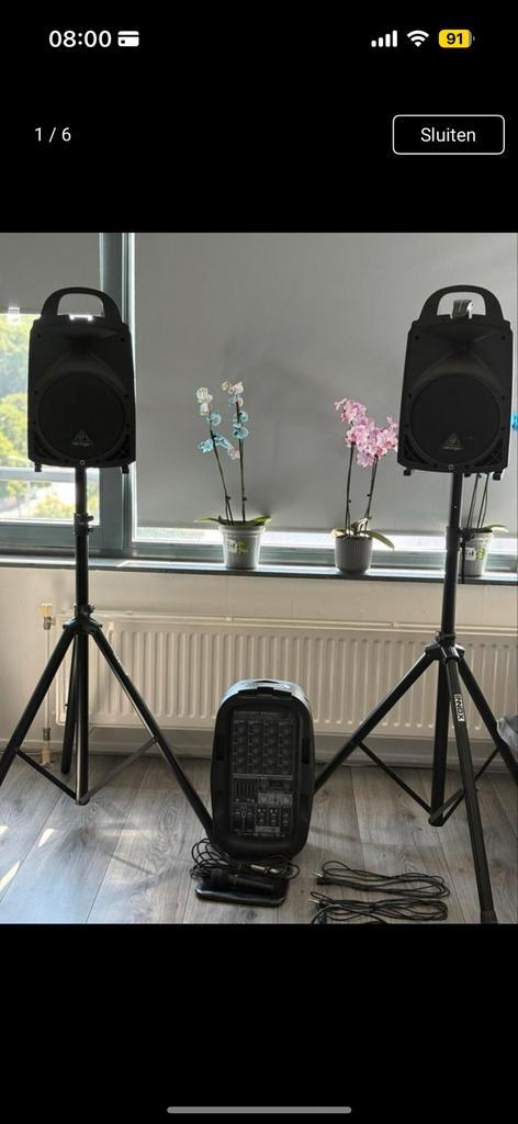 Behringer boxen, Muziek en Instrumenten, Dj-sets en Draaitafels, Zo goed als nieuw, Ophalen of Verzenden