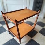 Vintage PASTOE berken en teak meubel - Jaren 60, gelabeld., Huis en Inrichting, Kasten | Dressoirs, Met plank(en), Vintage pastoe serveerkar trolley bijzettafeltje meubel
